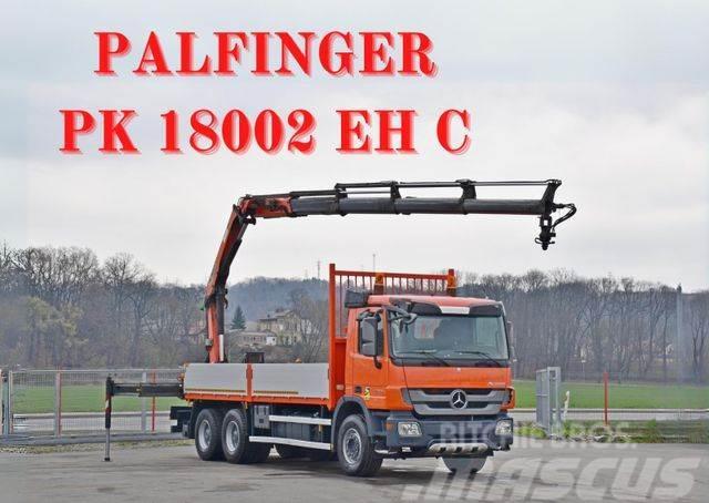 Mercedes-Benz ACTROS 2636 * PK 18002 EH C + FUNK / 6x4 Truck mounted cranes