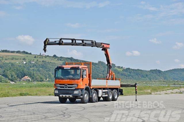 Mercedes-Benz ACTROS 3241 *PK 22002 EH + FUNK/8x4 * TOPZUSTAND Truck mounted cranes