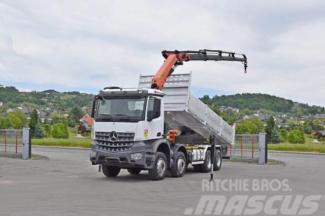 Mercedes-Benz AROCS 3245* PK 20001-KC + FUNK/ 8x4 TOPZUSTAND Truck mounted cranes
