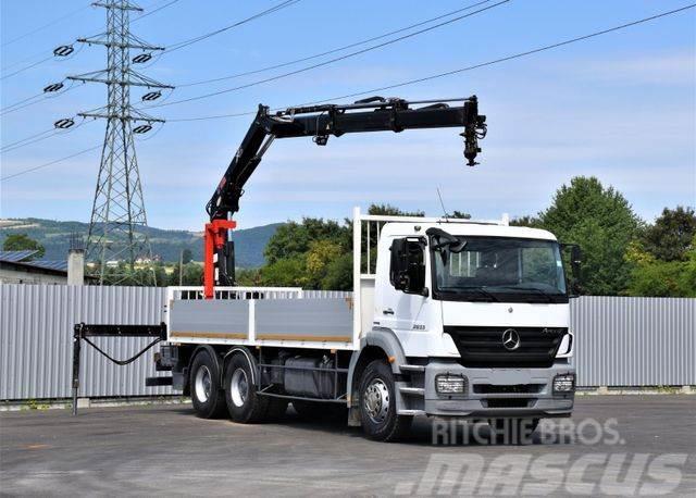 Mercedes-Benz AXOR 2633 * HIAB122B-2HIDUO*FUNK / 6x4 Truck mounted cranes