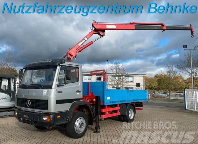 Mercedes-Benz LK 1217 BB/ 4.4m Pritsche/ Kran MKG HLK 80 Truck mounted cranes
