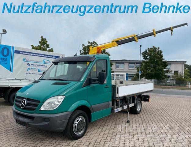 Mercedes-Benz Sprinter 519 CDI Pritsche / Hyva Kran 4,2m=600kg Truck mounted cranes