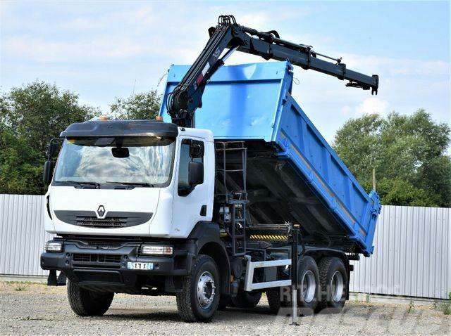 Renault KERAX 370 DXI* HIAB 122B-3 HIDUO/FUNK * 6x4 Truck mounted cranes
