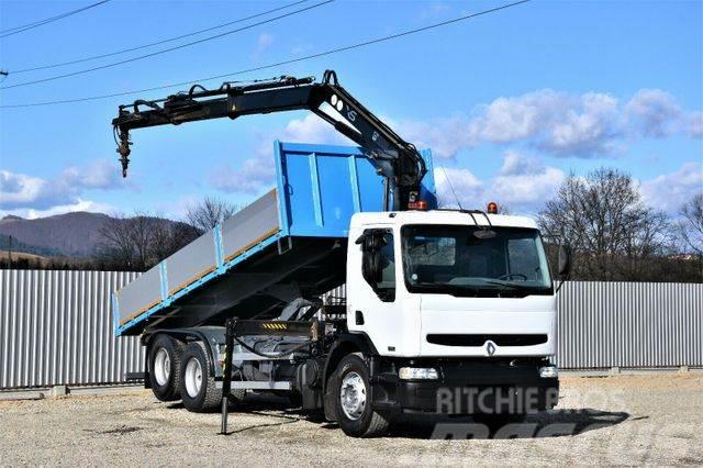 Renault Premium 270 *KIPPER 6,30m+HIAB 122B-2 DUO Truck mounted cranes