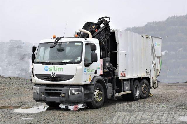 Renault Premium 320DXI*Müllwagen + HIAB 166E-3HIDUO/FUNK Truck mounted cranes