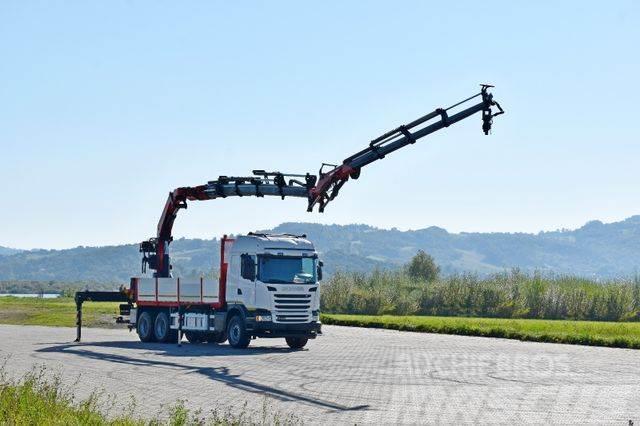 Scania G 490* PK 50002 EH + JIB PJ100C + FUNK /6x4 Truck mounted cranes