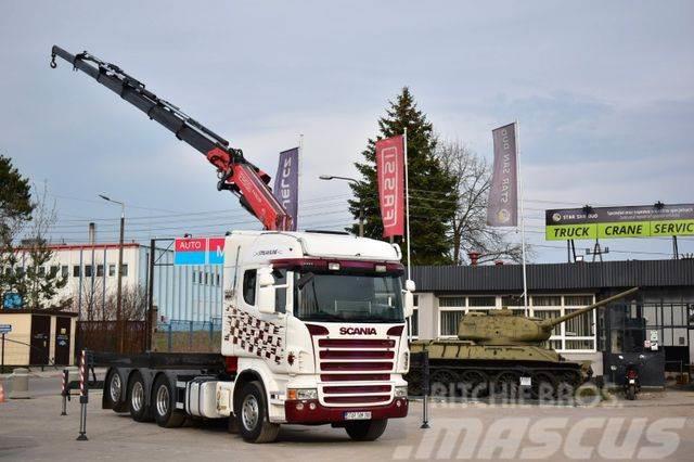 Scania R 480 8x4 FASSI 455 EURO 5 KRAN CRAN . Truck mounted cranes