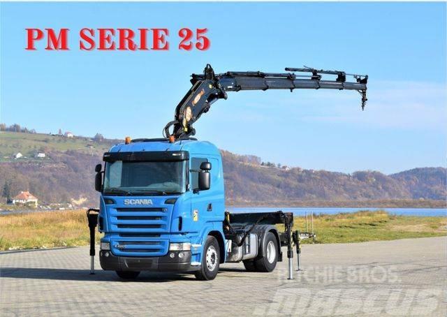 Scania R420 * Sattelzugmaschine + PM SERIE 25/FUNK *TOP Truck mounted cranes