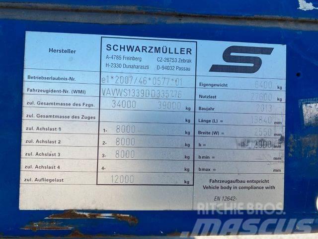 Schwarzmüller with sides, coil mulde system vin 776 Curtain sider semi-trailers