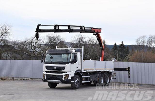 Volvo FMX 380 PRITSCHE 6,50m *PK 18002-EH C+FUNK/6x4 Truck mounted cranes
