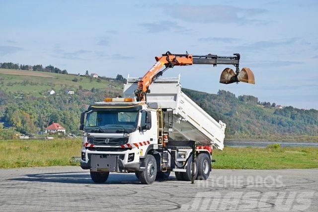 Volvo FMX 410 Kipper 5,20 m *ALTAS 126.3E/FUNK * 6x4 Truck mounted cranes