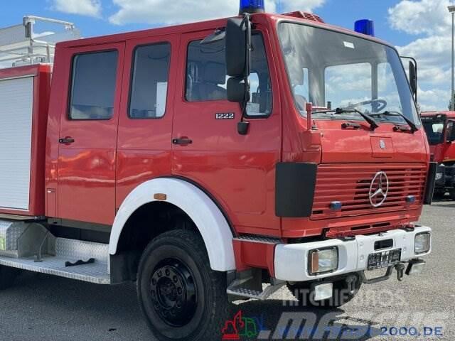 Mercedes-Benz LK 1222 4x4 Ziegler Feuerwehr 1620 L. Tank+Pumpe Box trucks