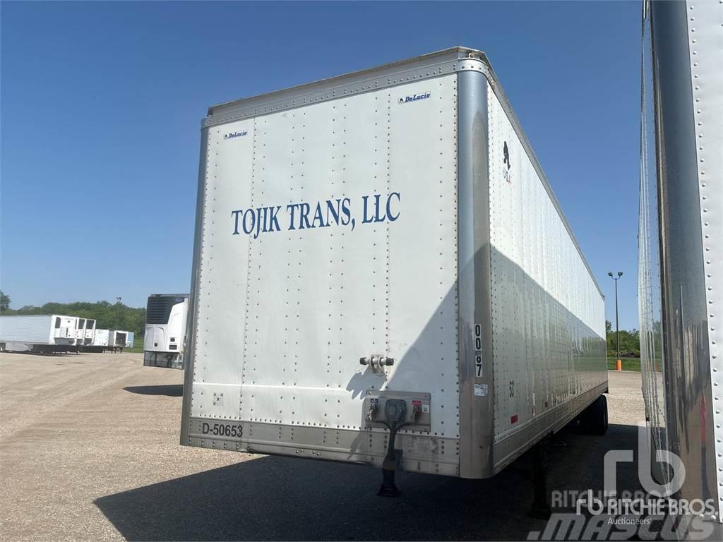  DELUCIO 53 ft x 102 in T/A Box body semi-trailers