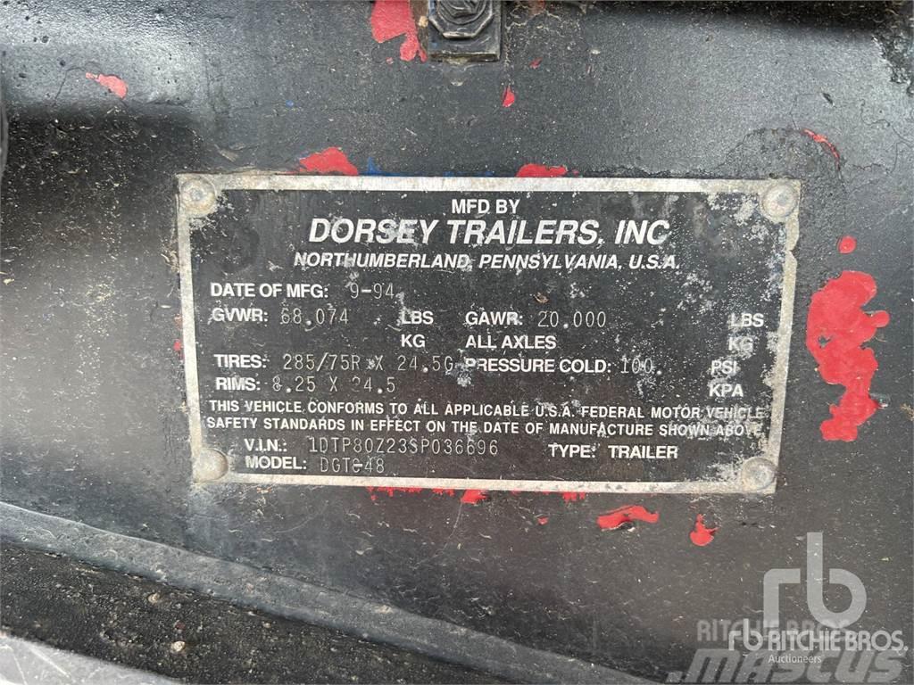 Dorsey DGTC-48 Flatbed/Dropside semi-trailers