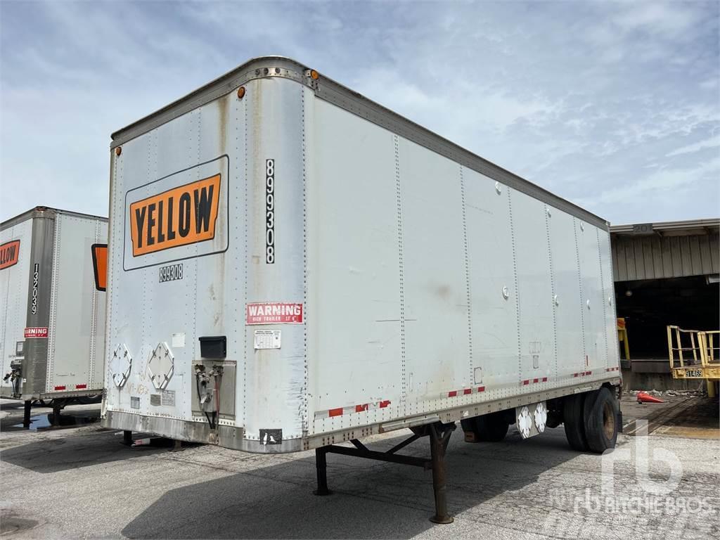 Fruehauf 28 ft x 102 in S/A Lead Box semi-trailers