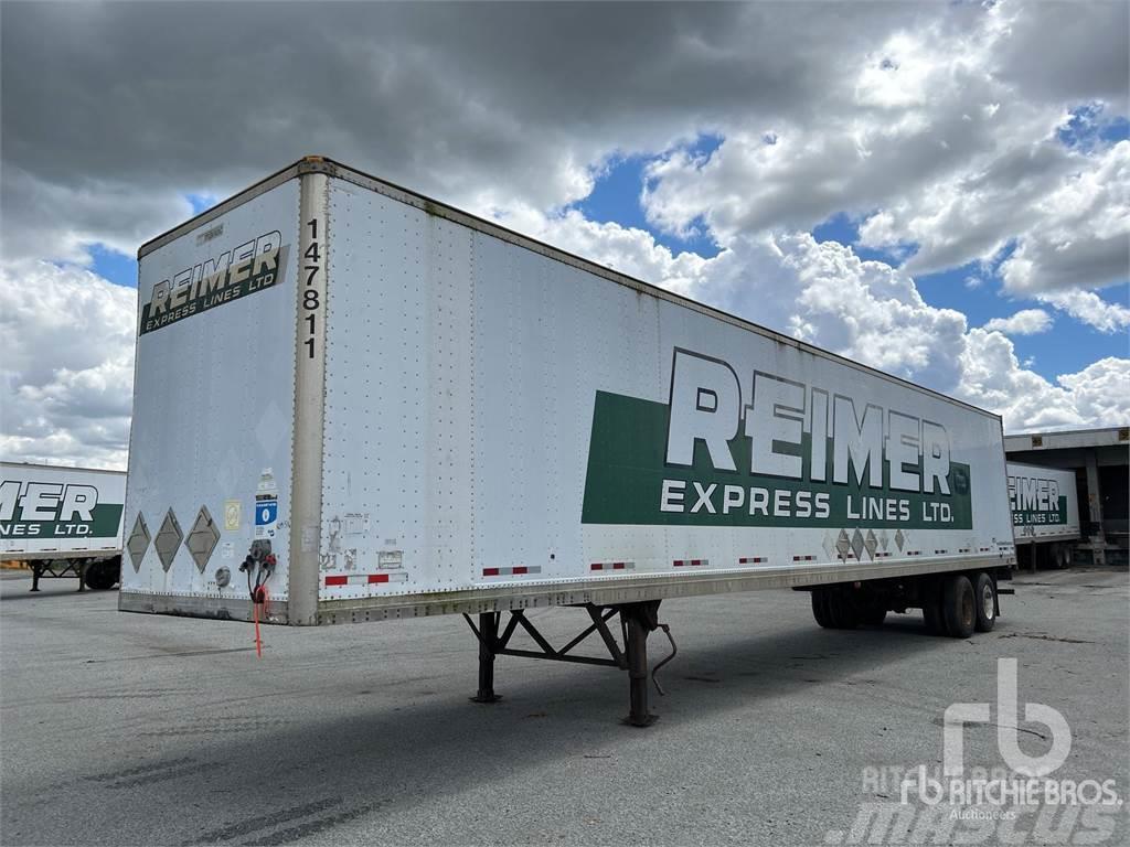 Manac 53 ft x 102 in T/A Box semi-trailers
