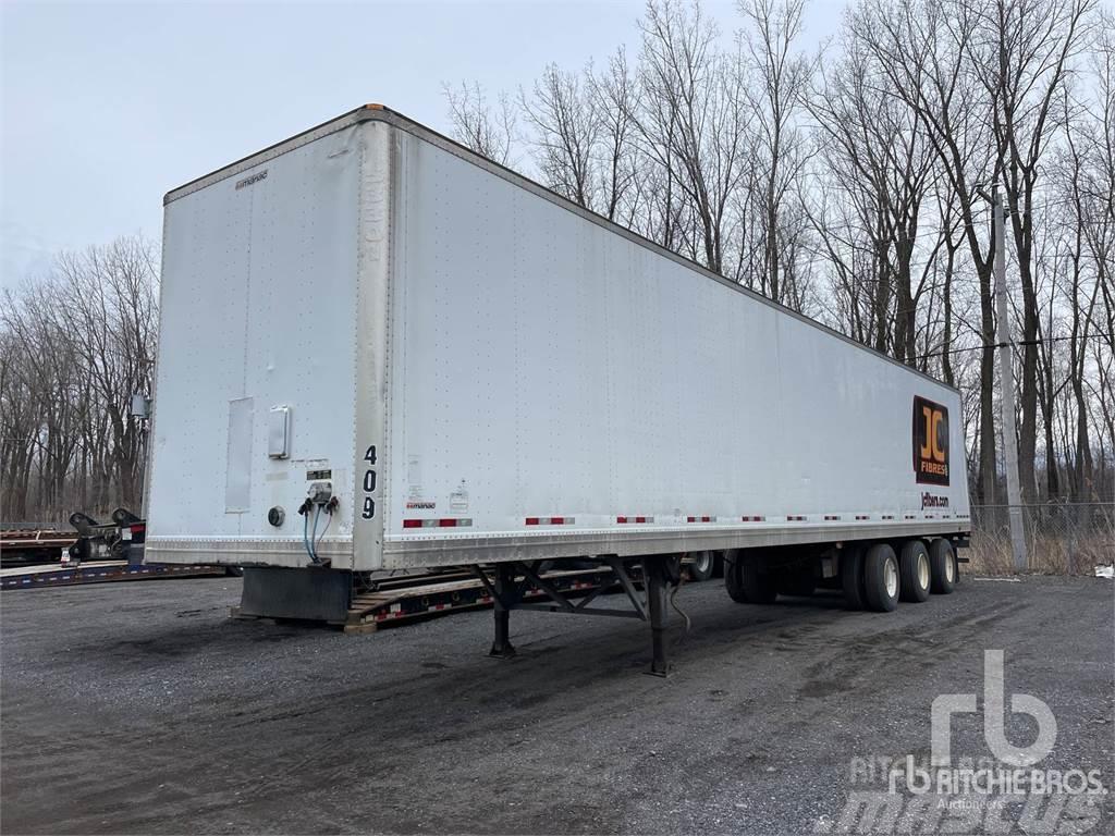 Manac 53 ft x 102 in Tri/A Box semi-trailers