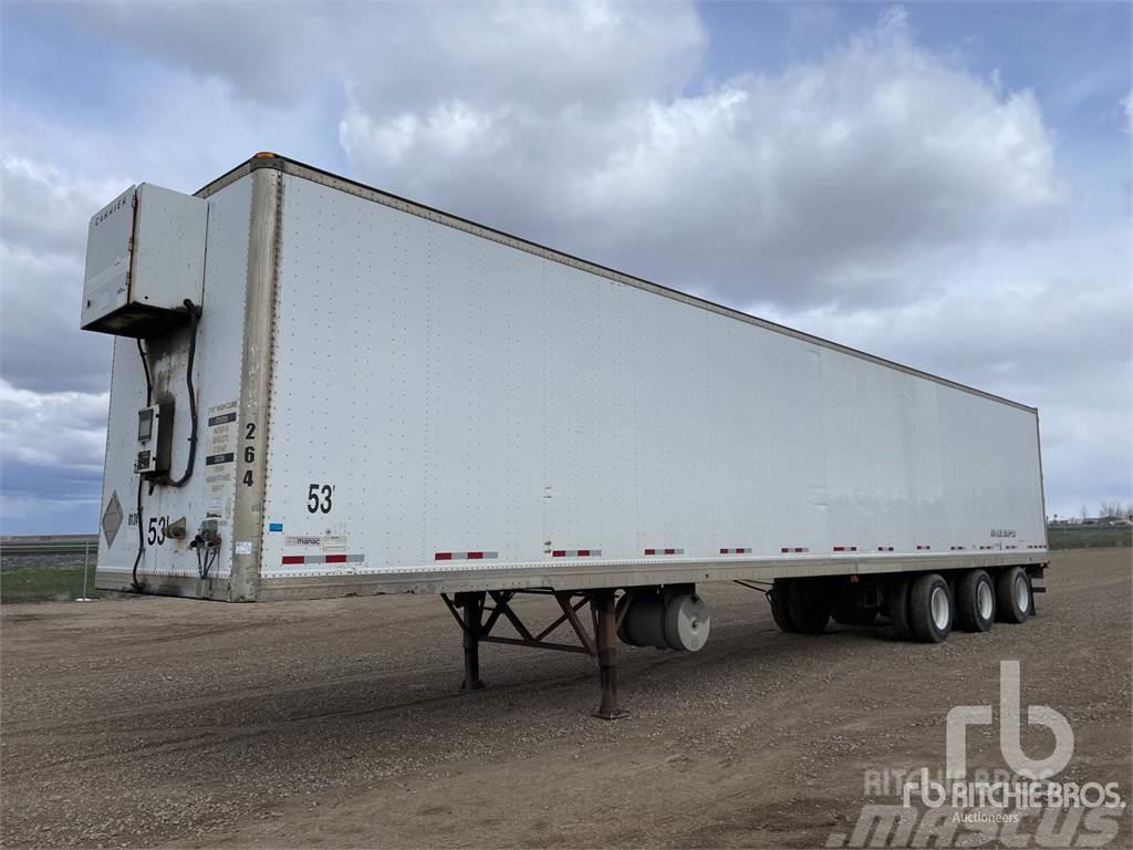 Manac 53 ft x 102 in Tri/A Heated Box semi-trailers