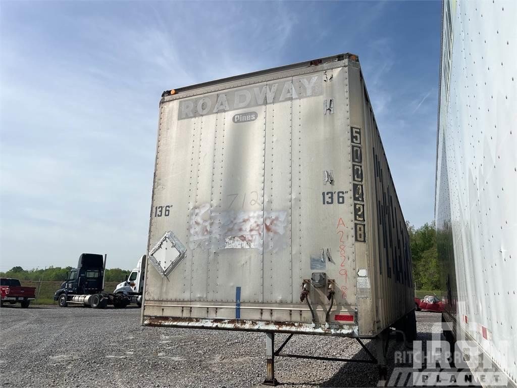  PINES 48 ft x 96 in T/A Box body semi-trailers