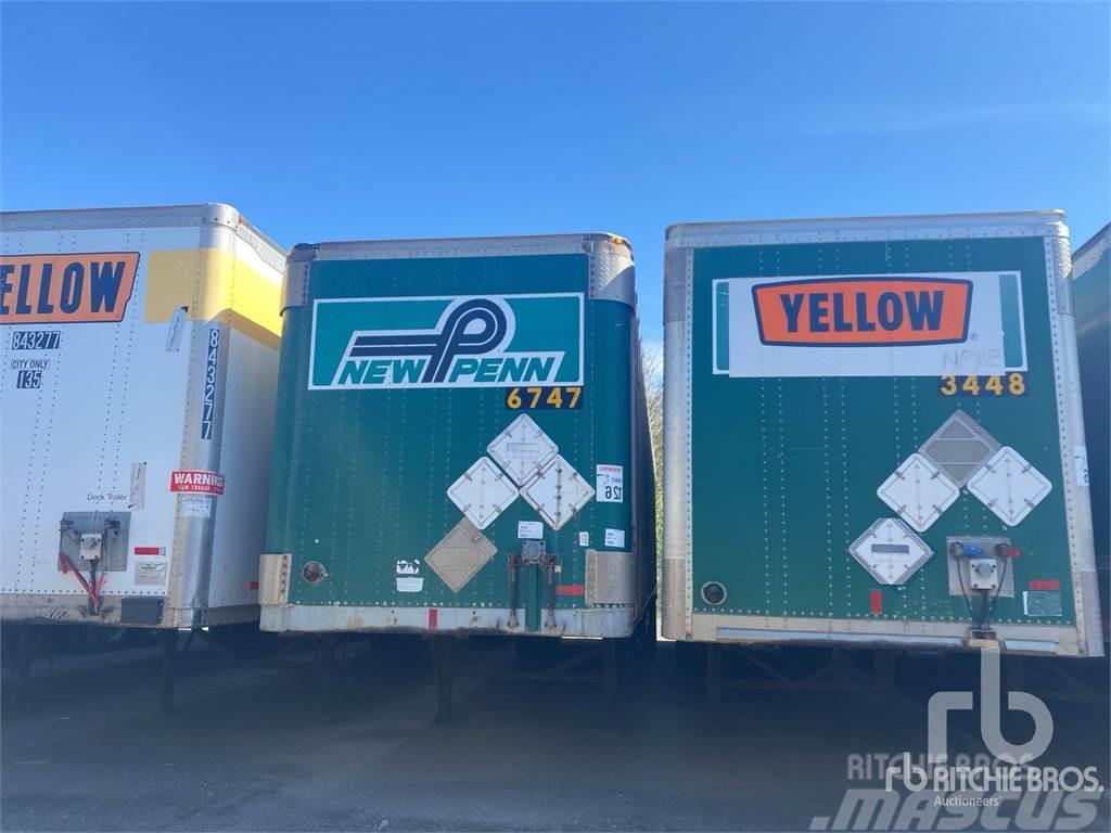 Strick 45 ft x 102 in T/A Box semi-trailers
