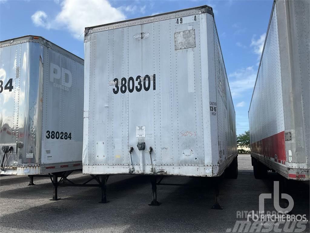 Strick 48 ft x 102 in T/A Box semi-trailers