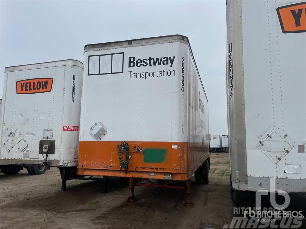 Trailmobile 28 ft x 102 in S/A Box semi-trailers