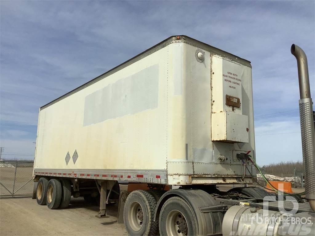 Trailmobile 30 ft x 102 in T/A Heated Box body semi-trailers
