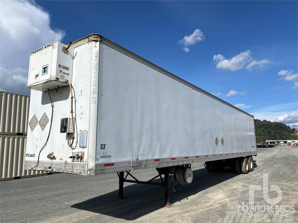 Trailmobile 53 ft x 102 in T/A Heated Box semi-trailers