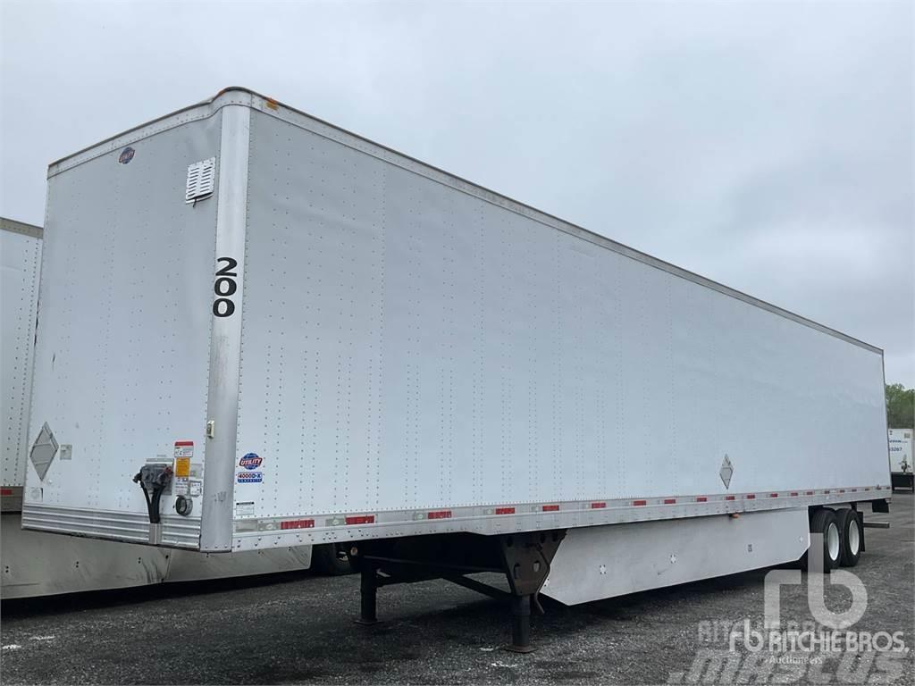 Utility 53 ft x 102 in T/A Box semi-trailers