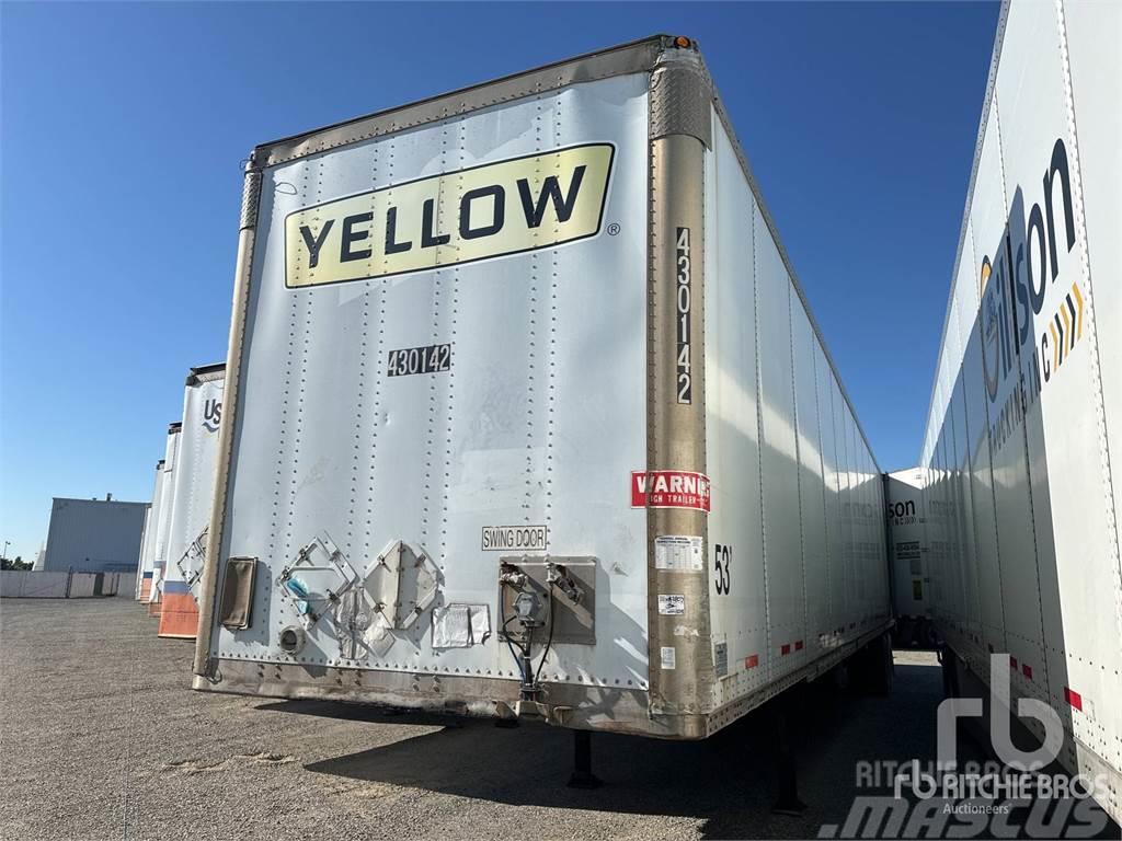 Wabash 53 ft x 102 in T/A Box semi-trailers