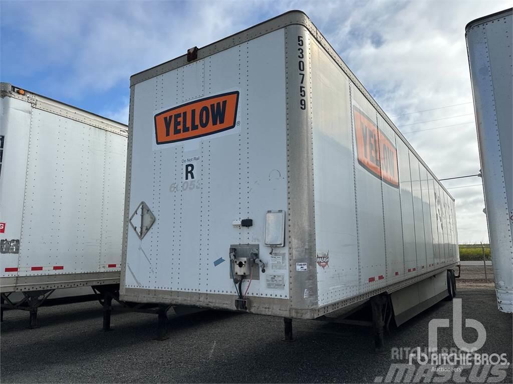 Wabash 53 ft x 102 in T/A Box semi-trailers
