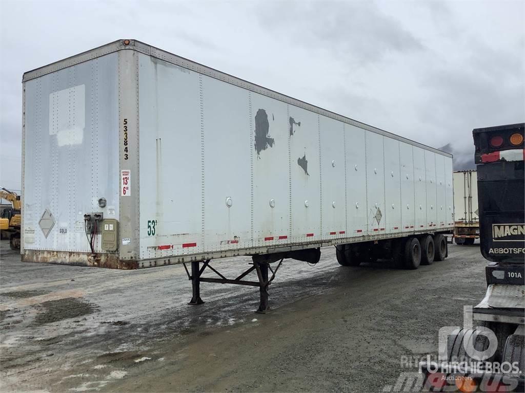 Wabash 53 ft x 102 in Tri/A Box semi-trailers