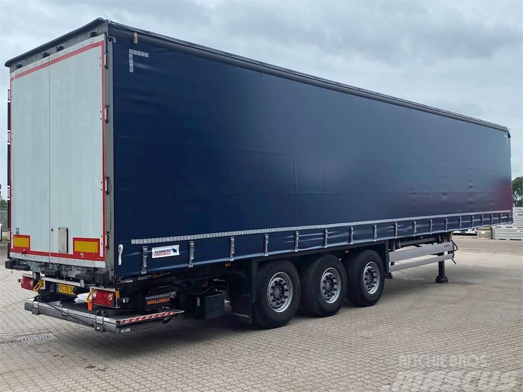 Schmitz 13,6 mtr. - hævetag + folde-slæde lift Curtain sider semi-trailers