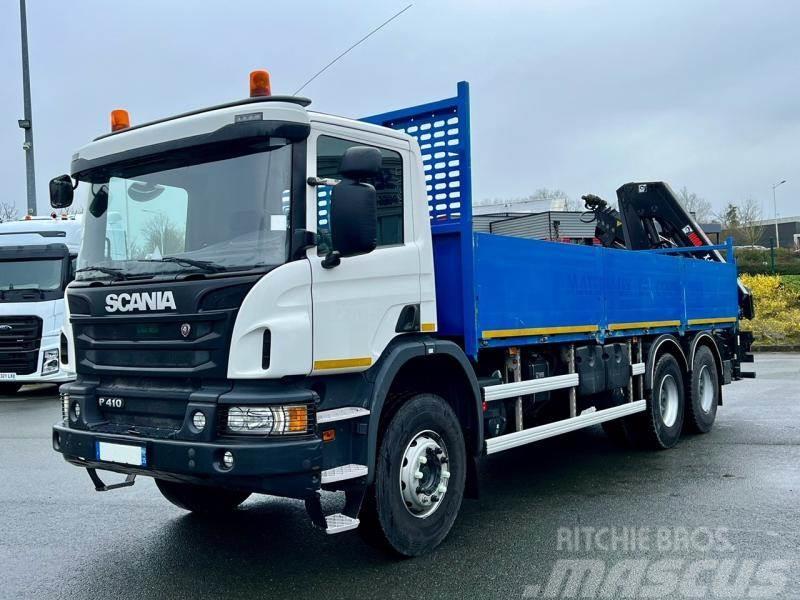 Scania P 410 Truck mounted cranes