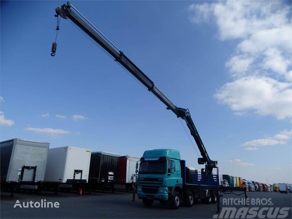 DAF CF 85.460 Crane truck MKG HMK 401 8x4 Transport vehicles