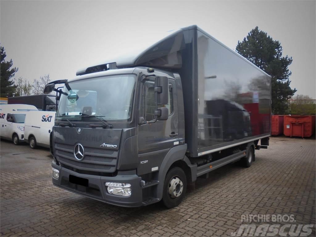 Mercedes-Benz Atego 1021 Koffer + tail lift Box trucks