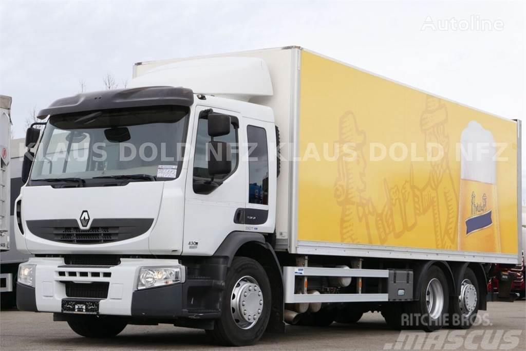 Renault Premium 430 6x2 Koffer + tail lift Box trucks