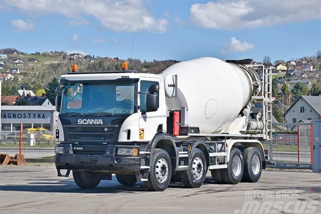 Scania P 410* Betonmischer* 8x4 Concrete trucks