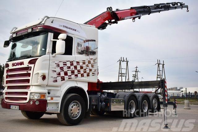 Scania R 480 8x4 FASSI 455 EURO 5 KRAN cran Prime Movers