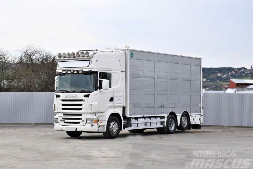 Scania R 500 TIERTRANSPORTWAGEN 7,10m / 4STOCK Livestock trucks