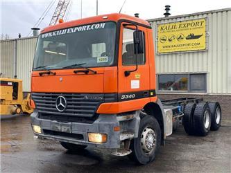 Mercedes-Benz Actros 3340 Chassis 6x4 V6 Full Spring Big Axle Go