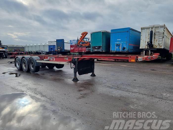 Desot 3 AXLE LIGHT WEIGHT 40 FT CONTAINER CHASSIS BPW DR Container semi-trailers