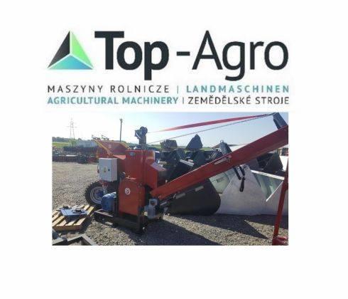 Top-Agro Mobile Wood Chipper RPE-200 + 3m conveyor Wood splitters and cutters