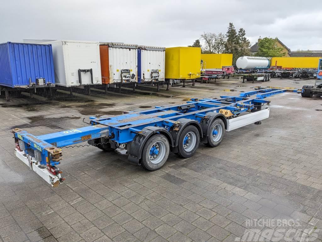 Krone SD 27 3-Assen BPW - DrumBrakes- 5280kg - ALL Sorts Container semi-trailers