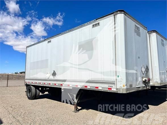 Stoughton 28' SINGLE AXLE PUP DRY VAN, PINTLE HITCH, ROLL DO Tipper semi-trailers