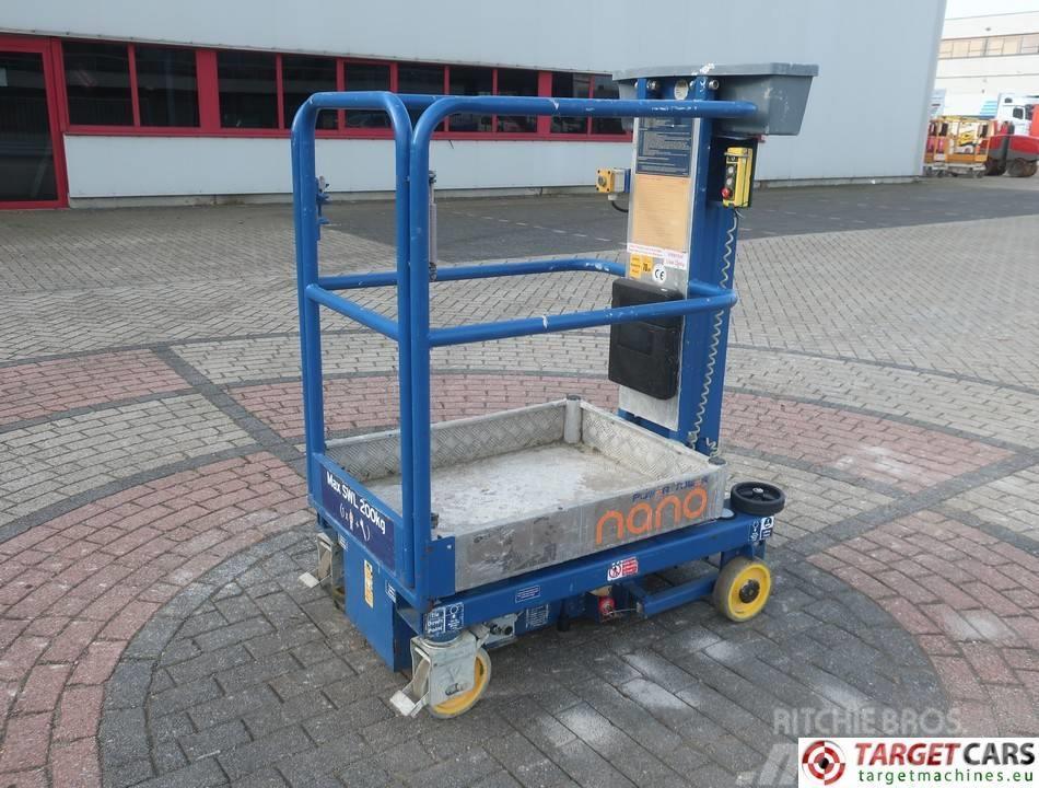 Power Tower Nano Electric Vertical Mast Work Lift 450cm Used Personnel lifts and access elevators
