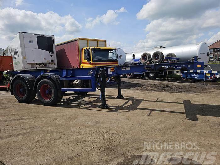  MKF Metallbau 20 FT Container chassis | steel susp Container semi-trailers