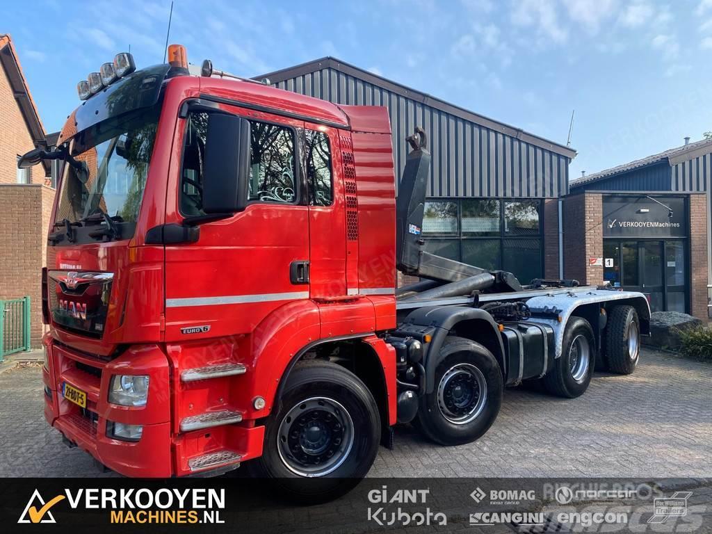MAN TGS 43.440 8x4 Euro6 VDL-S 30T-6300 Haakarm Container trucks