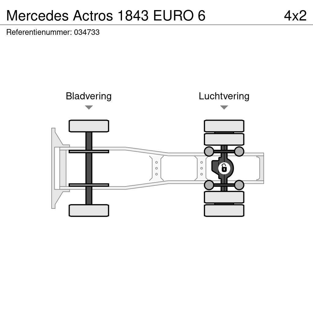 Mercedes-Benz Actros 1843 EURO 6 Prime Movers