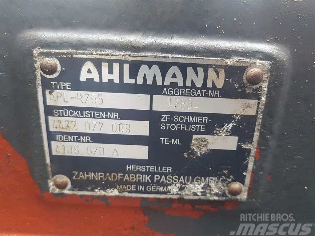 Ahlmann AZ14-ZF APL-R755-4472077069/4108670A-Axle/Achse/As Axles